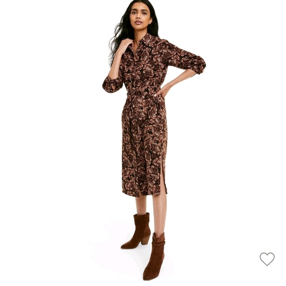 Nili Lotan X Target Paisley Print Shirtdress - Picture 3 of 7